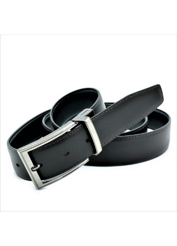 Двухсторонний кожаный ремень мужской 110-125х3,5 см Weatro (211366761)