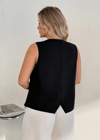 Чорна блуза SHEIN