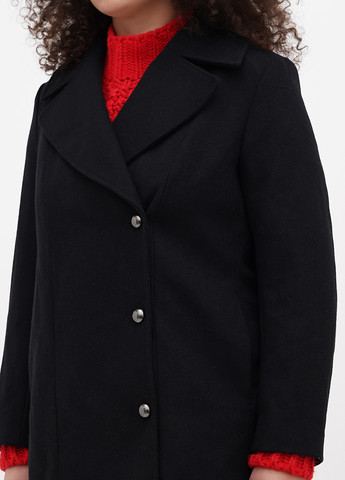 Чорне демісезонне Пальто двобортне H&M
