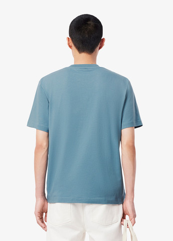 Темно-блакитна футболка Lacoste