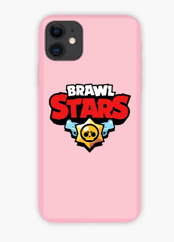 Чохол силіконовий Apple Iphone 11 Лого Бравл Старс (Logo Brawl Stars) (9230-1000) MobiPrint (219284539)