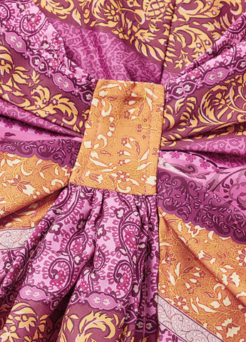 Разноцветная кэжуал цветочной расцветки юбка SHEIN а-силуэта (трапеция)