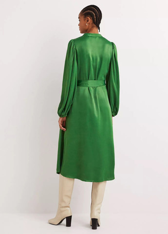 Зелена кежуал сукня а-силует Boden однотонна