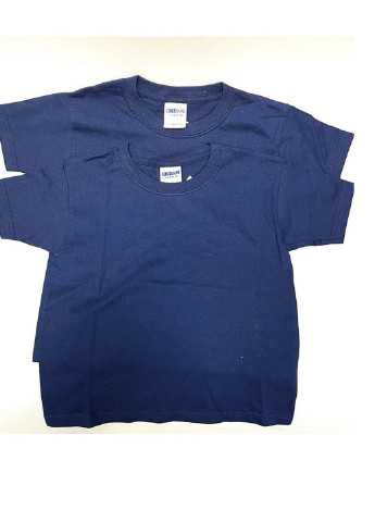 Темно-синяя летняя футболка (2 шт.) Gildan