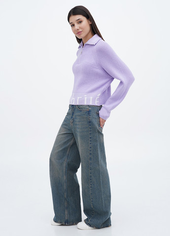 Бузковий демісезонний светр M@C