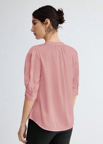 Пудровая блуза SHEIN