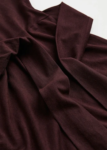 Коричнева блуза для вагітних на запах H&M