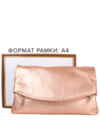 Жіноча шкіряна сумка-клатч 34х18х4 см Laskara (252131694)