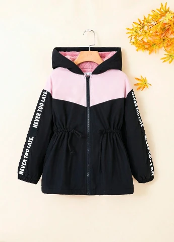 Комбинированная демисезонная куртка SHEIN