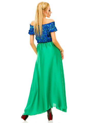 Светло-зеленое кэжуал платье Lady Style