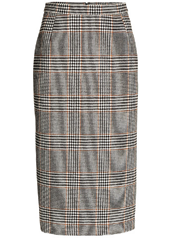 Разноцветная кэжуал в клетку юбка H&M карандаш
