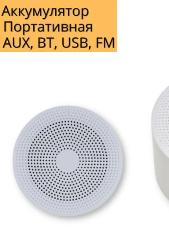 Портативная колонка F21 mini 5Вт USB, AUX, FM, Bluetooth белая (DV-169420) XPRO (254761190)