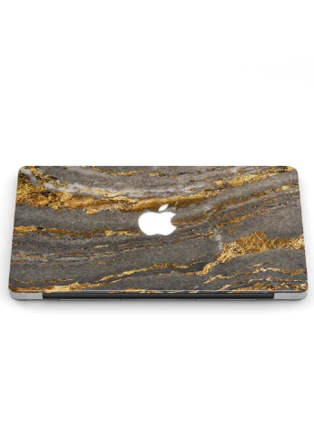 Чехол пластиковый для Apple MacBook Air 13 A1466 / A1369 Мрамор с золотом (Marble with gold) (6351-2333) MobiPrint (218865638)