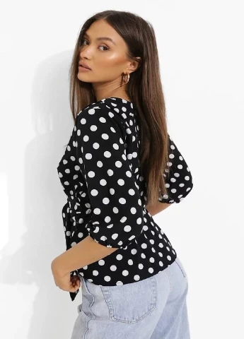 Чорна блуза Boohoo
