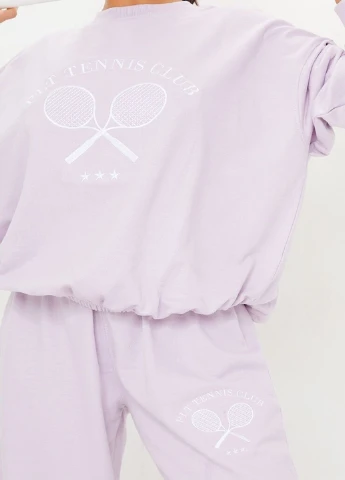 Лавандовий світшот PrettyLittleThing однотонний (252380500)