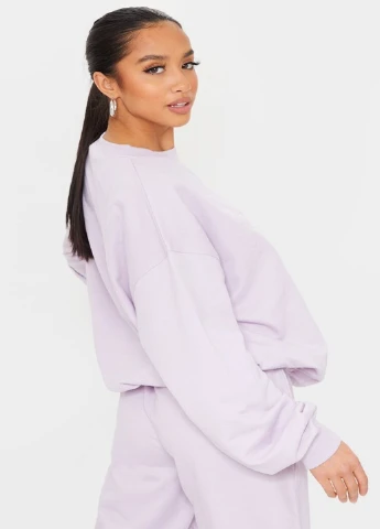 Лавандовий світшот PrettyLittleThing однотонний (252380500)