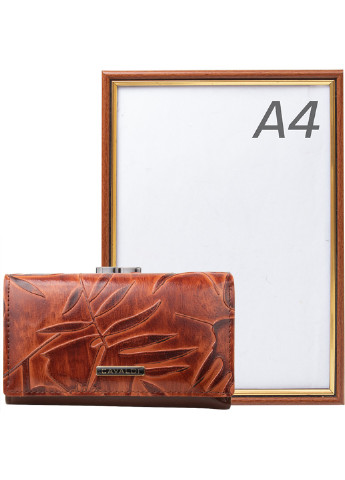 Жіночий шкіряний гаманець 14,5х8,5х3 см 4U Cavaldi (216146367)