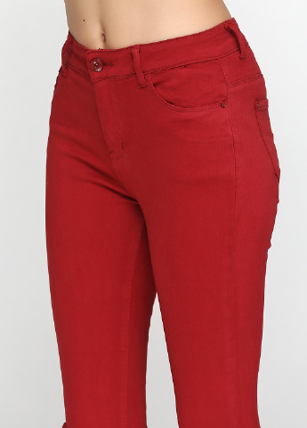 Красные демисезонные джинсы Ds Fashion