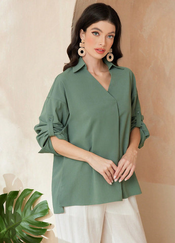 Зелена блуза SHEIN