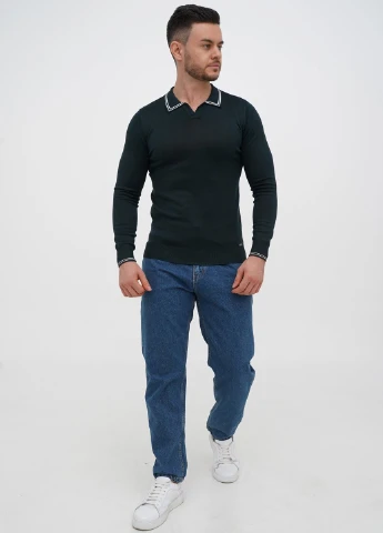 Темно-зеленый демисезонный пуловер пуловер Trend Collection