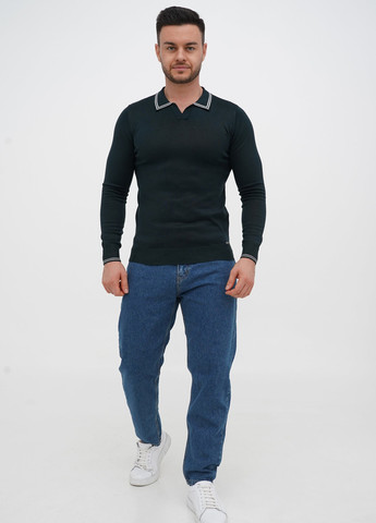 Темно-зеленый демисезонный пуловер пуловер Trend Collection