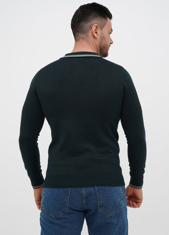 Темно-зеленый демисезонный пуловер пуловер Trend Collection