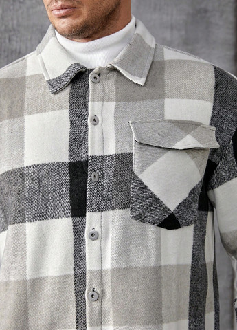 Цветная кэжуал рубашка в клетку SHEIN