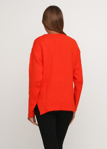 Оранжевый демисезонный пуловер пуловер Made in Italy