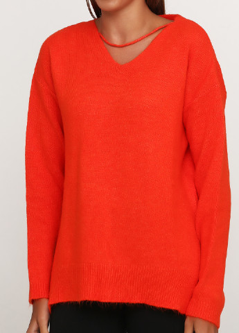 Помаранчевий демісезонний пуловер пуловер Made in Italy