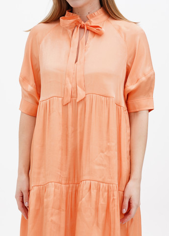 Оранжевое кэжуал платье Twist & Tango однотонное