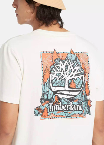 Белая футболка Timberland