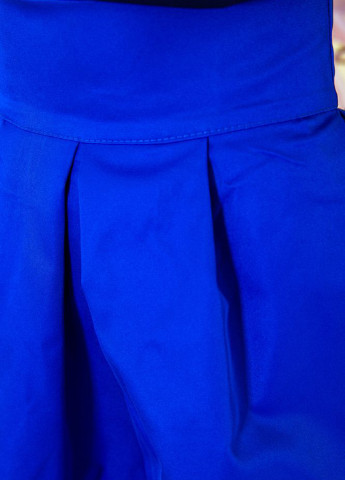 Синяя кэжуал однотонная юбка Ager клешированная