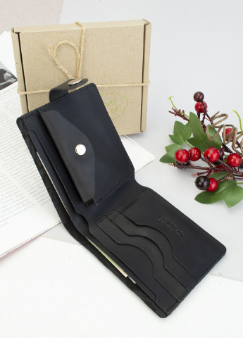 Подарочный мужской набор №70 "Ukraine" (черный) в коробке: портмоне + обложка на паспорт + права + ключница HandyCover (253516320)