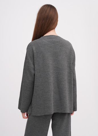 Темно-серый демисезонный свитер EQUILIBRI