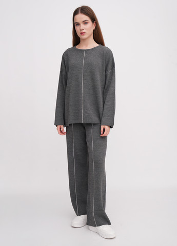 Темно-серый демисезонный свитер EQUILIBRI