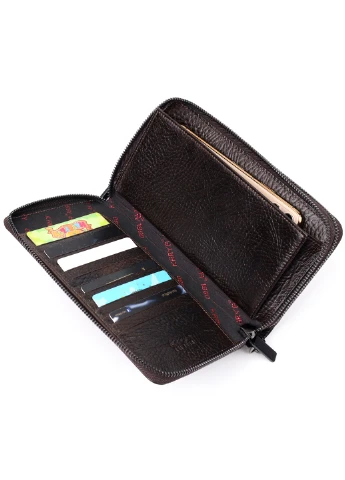 Чоловічий клатч на два відділення 21х12,5х4 см Karya (254595070)