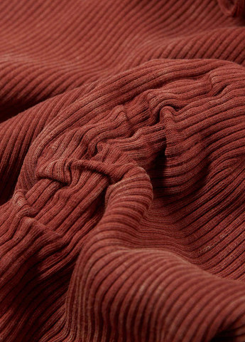 Терракотовое кэжуал платье силуэтная C&A однотонное