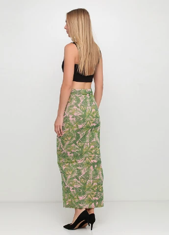 Розовая с рисунком юбка Boohoo