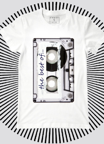 Біла футболка чоловіча YAPPI