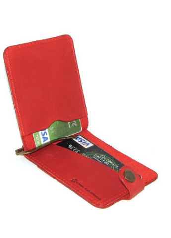 Зажим для денег DNK Зажим-H col.H красный DNK Leather (253933189)