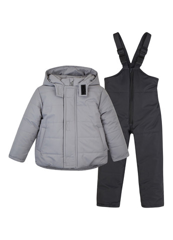 Светло-серый зимний комплект (куртка, комбинезон) Одягайко