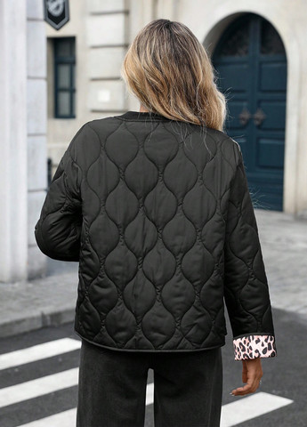 Бомбер SHEIN на гудзиках (365781893)