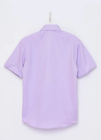 Сиреневая классическая рубашка однотонная Let's Shop