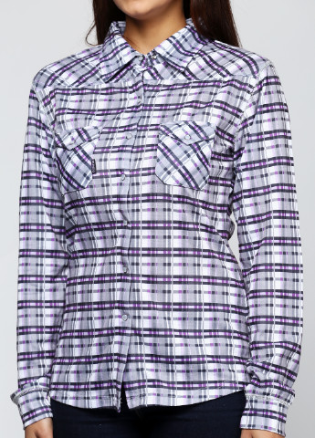 Фиолетовая кэжуал рубашка в клетку Dakine
