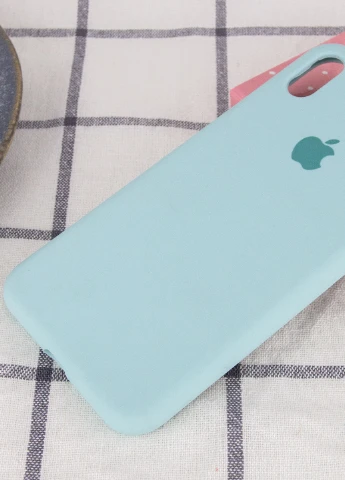 Чохол Silicone Case Full Protective (AA) для Apple iPhone XS Max (6.5 ') Бірюзовий / Turquoise (is_00000033129_3) Epik (229726707)