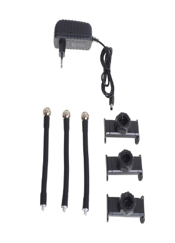 TE-053 Кольцевая 24W LED лампа блогера с 3 держателями, 36см Brille (251904450)