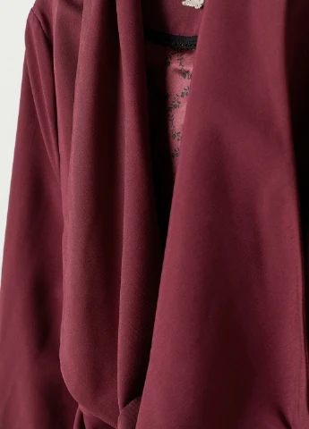 Бордовое демисезонное Пальто H&M