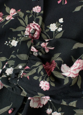 Черное кэжуал платье H&M