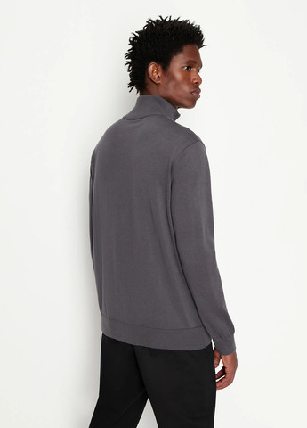 Сірий демісезонний светр джемпер Armani Exchange
