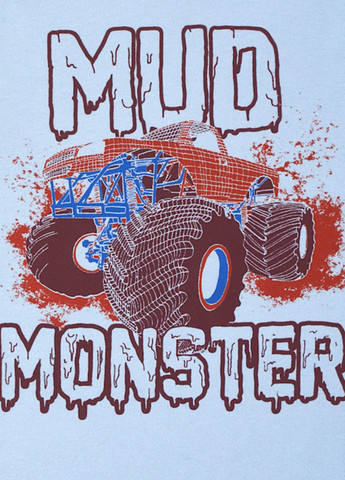 Світло-блакитна літня футболка The Children's Place